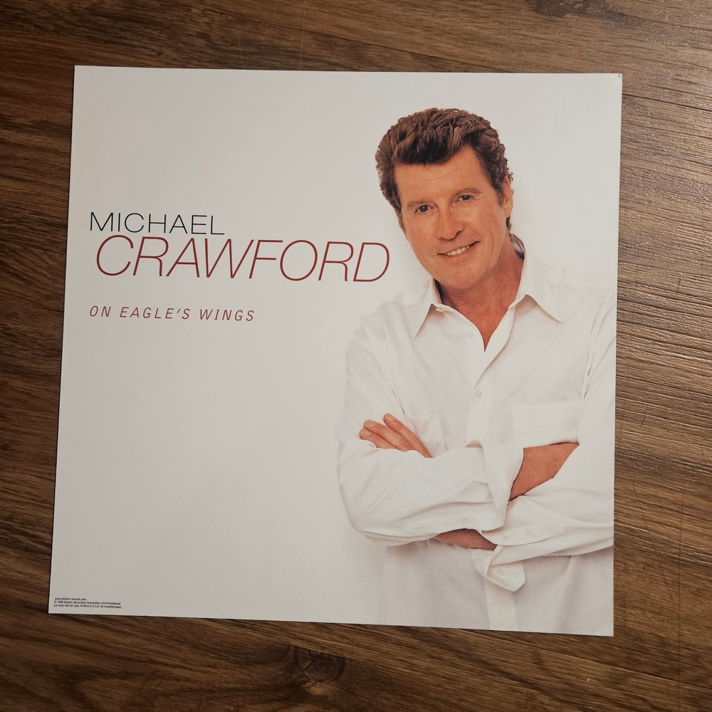 Michael Crawford On Eagle's Wings 1998 Promo Flat Album Poster 12x12 D/S‎